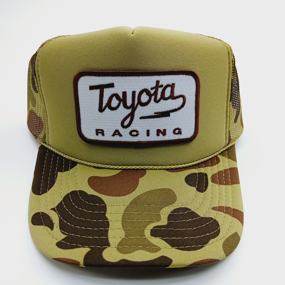 Green And Brown Camo Toyota Racing Foam Trucker Hat